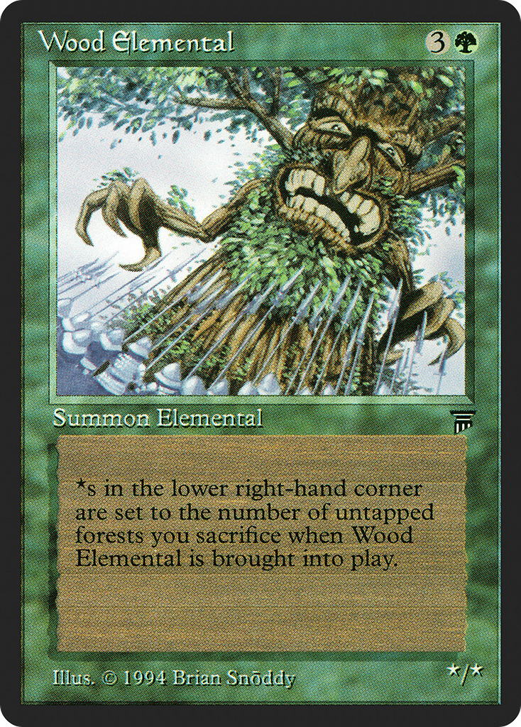 Magic: The Gathering - Wood Elemental - Legends