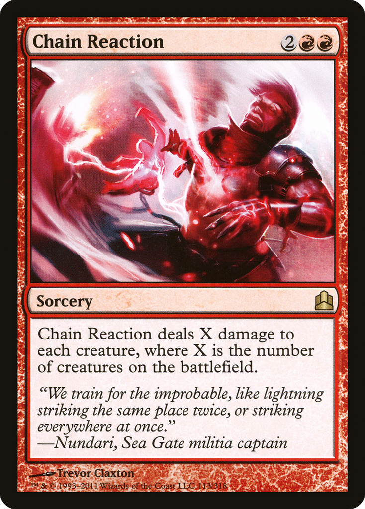 Magic: The Gathering - Chain Reaction - Commander 2011