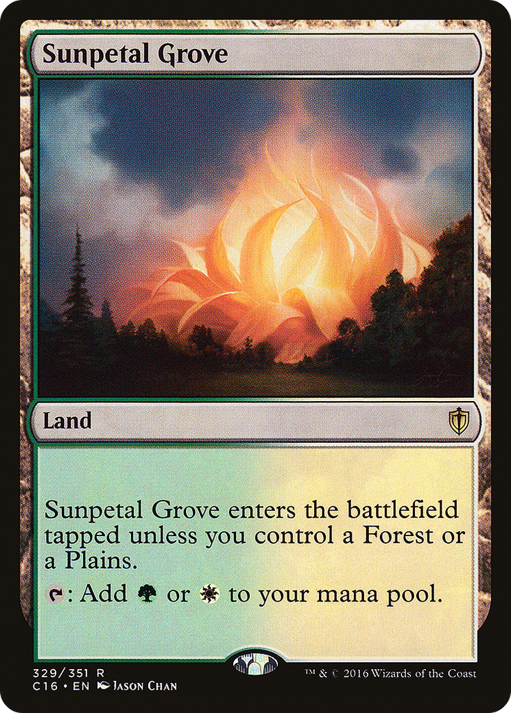 Magic: The Gathering - Sunpetal Grove - Commander 2016