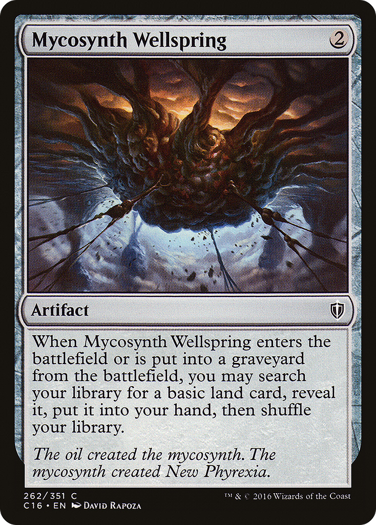 Magic: The Gathering - Mycosynth Wellspring - Commander 2016