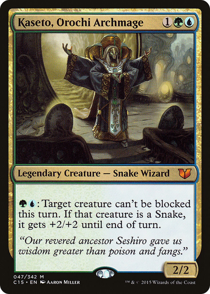 Magic: The Gathering - Kaseto, Orochi Archmage - Commander 2015