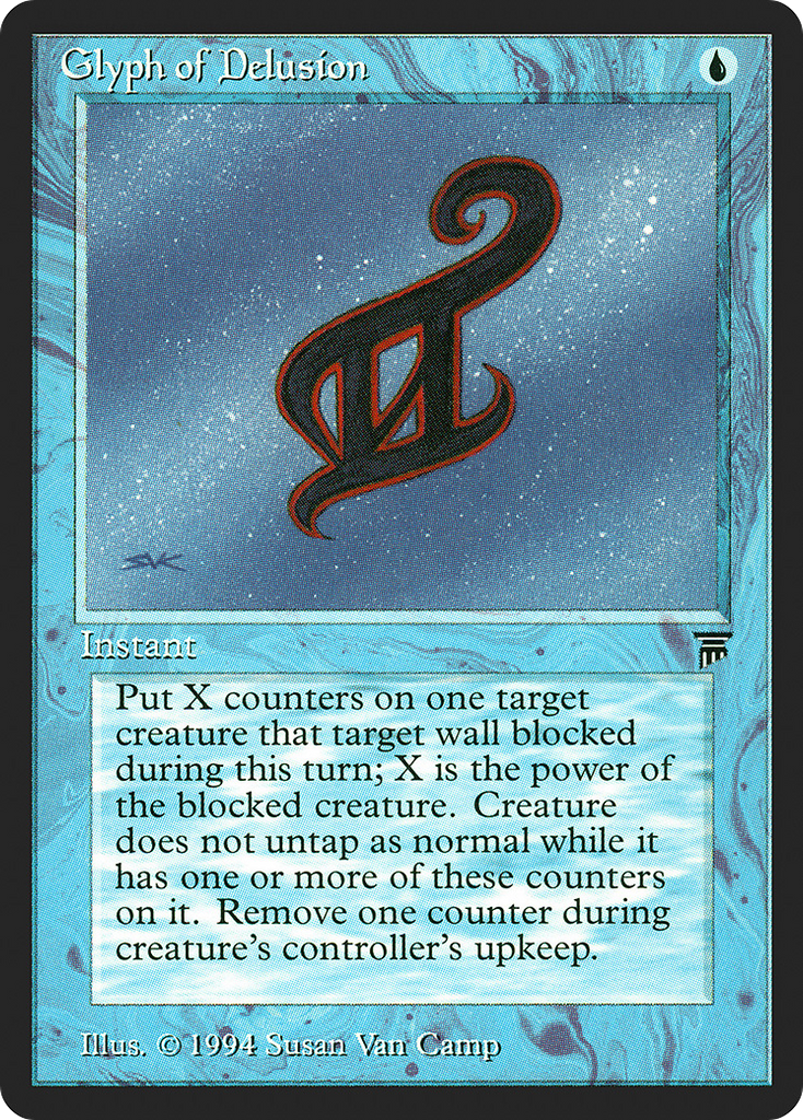 Magic: The Gathering - Glyph of Delusion - Legends
