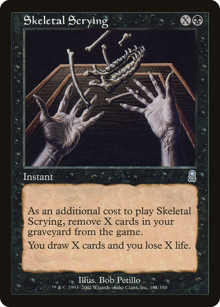 Magic: The Gathering - Skeletal Scrying - Odyssey