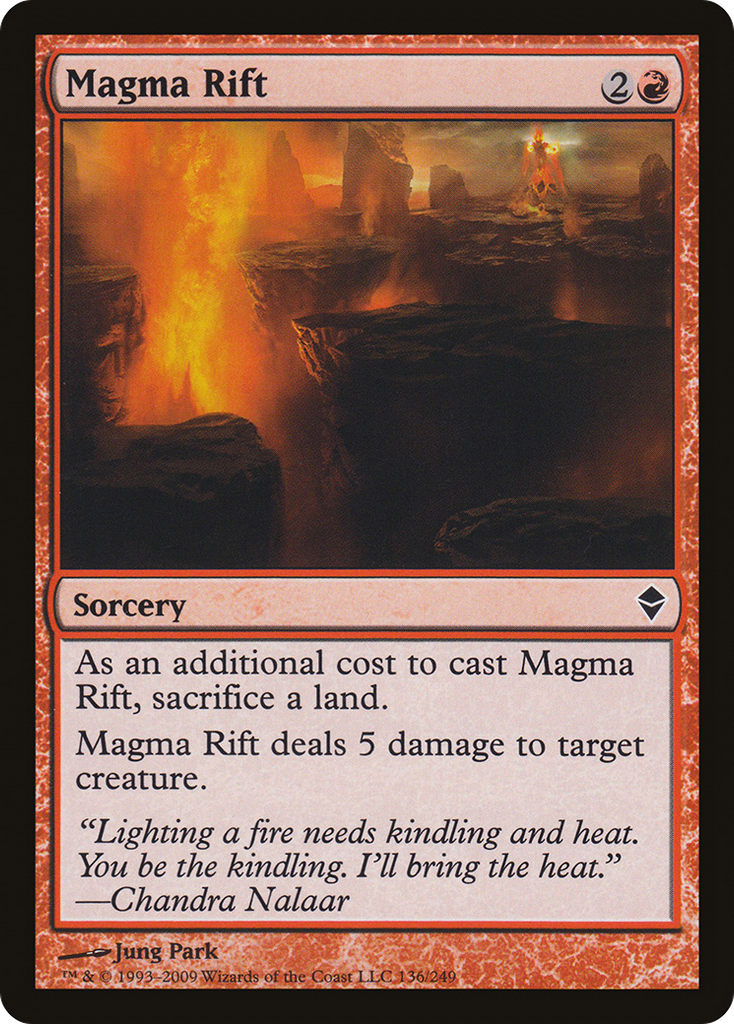 Magic: The Gathering - Magma Rift - Zendikar