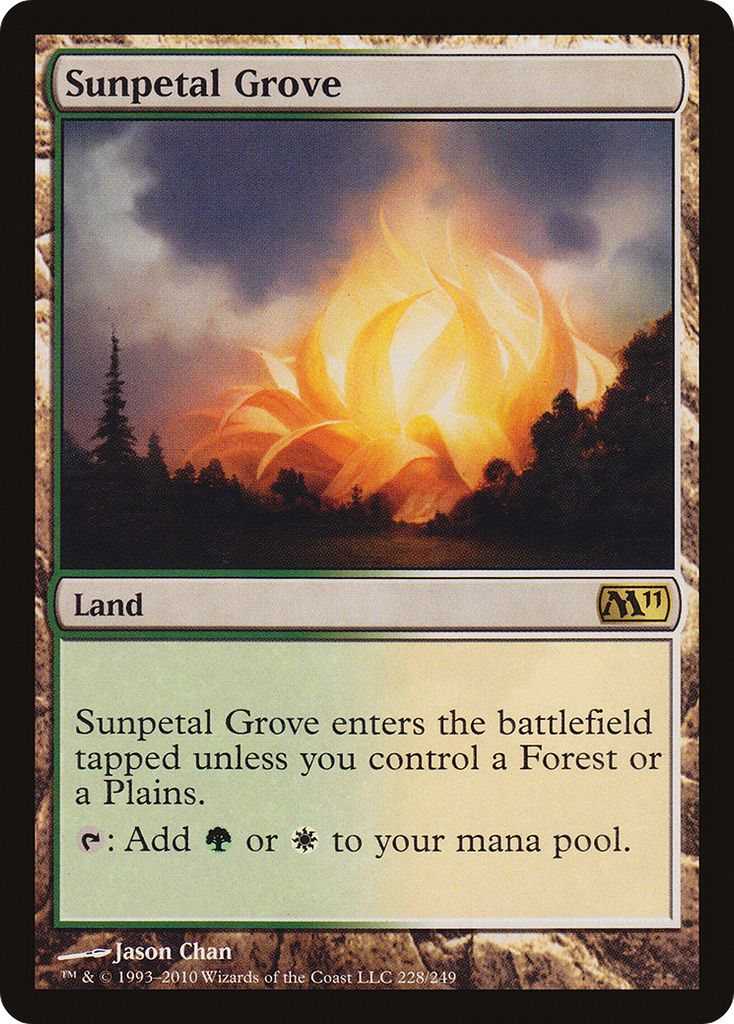 Magic: The Gathering - Sunpetal Grove - Magic 2011