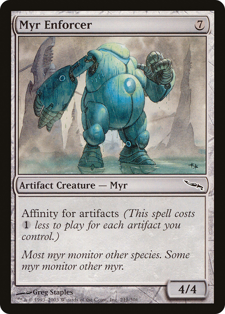 Magic: The Gathering - Myr Enforcer - Mirrodin