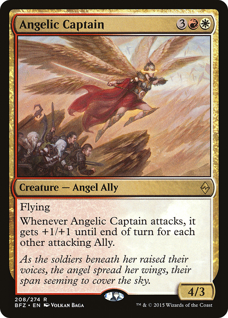 Magic: The Gathering - Angelic Captain - Battle for Zendikar