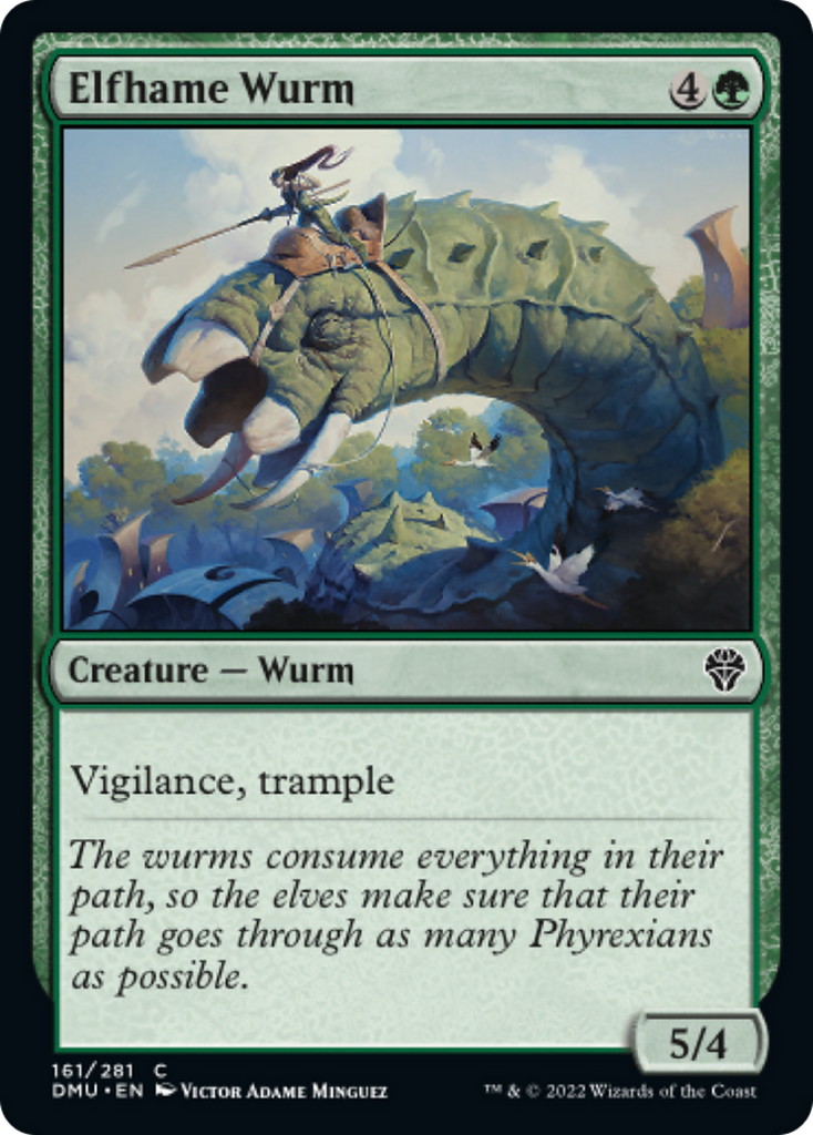 Magic: The Gathering - Elfhame Wurm - Dominaria United