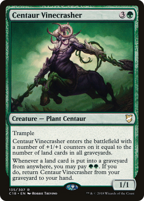 Magic: The Gathering - Centaur Vinecrasher - Commander 2018