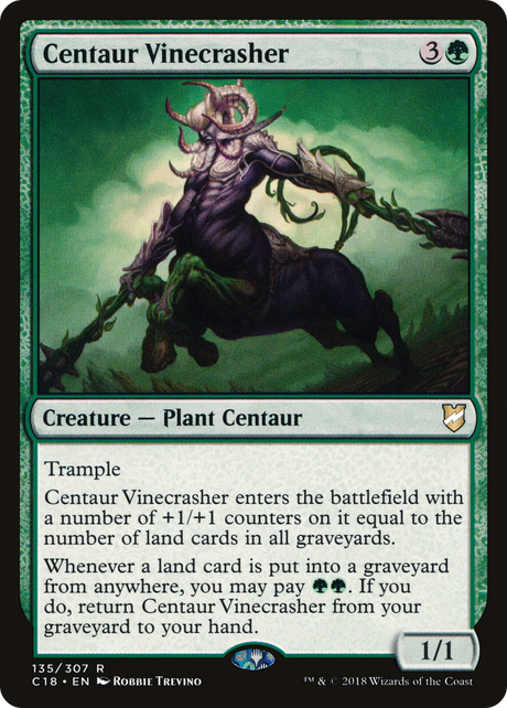 Magic: The Gathering - Centaur Vinecrasher - Commander 2018