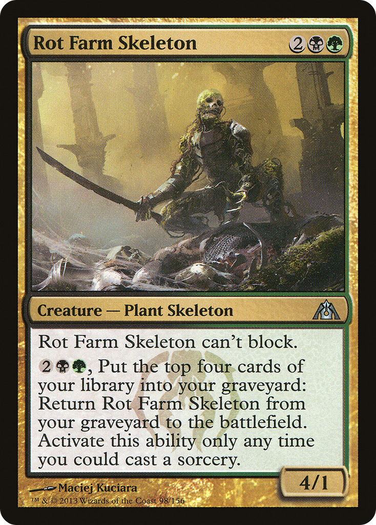 Magic: The Gathering - Rot Farm Skeleton - Dragon's Maze