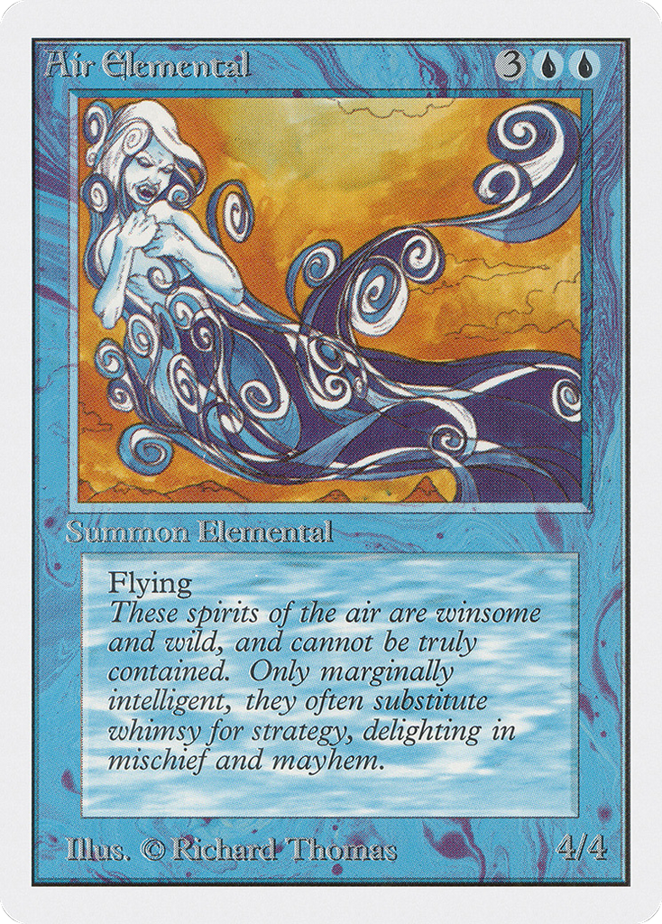 Magic: The Gathering - Air Elemental - Unlimited Edition