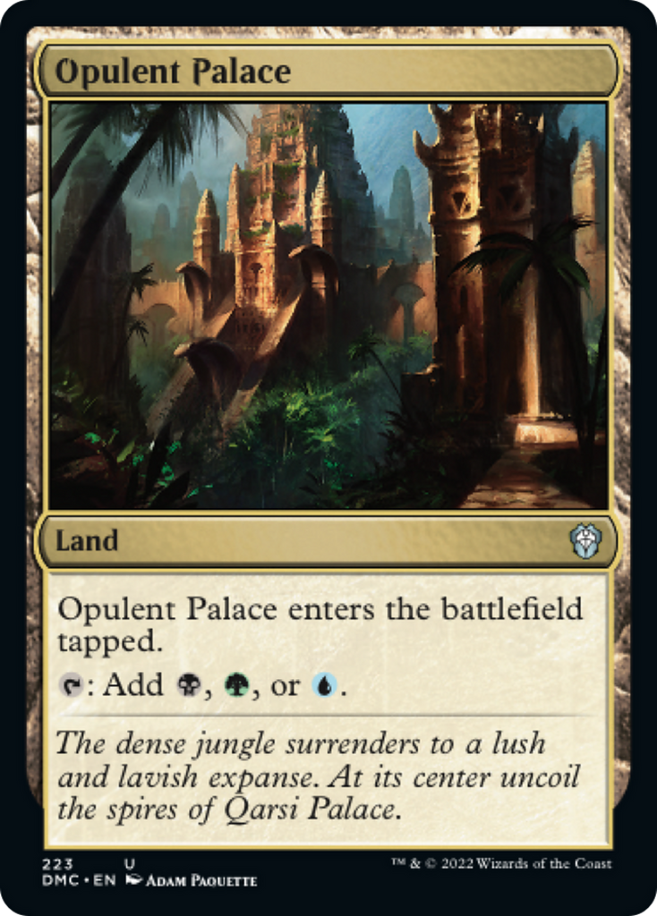 Magic: The Gathering - Opulent Palace - Dominaria United Commander