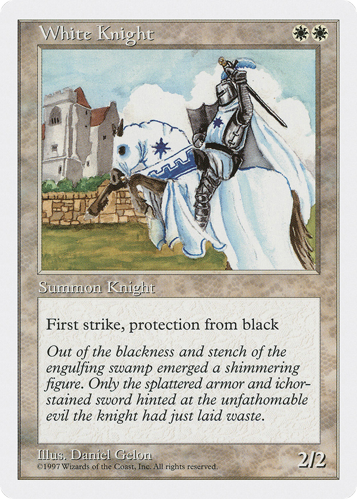 Magic: The Gathering - White Knight - Fifth Edition