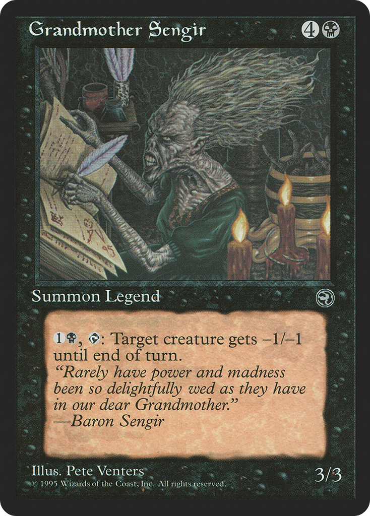 Magic: The Gathering - Grandmother Sengir - Homelands