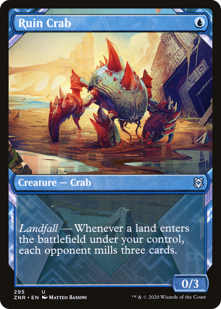 Magic: The Gathering - Ruin Crab Foil - Zendikar Rising