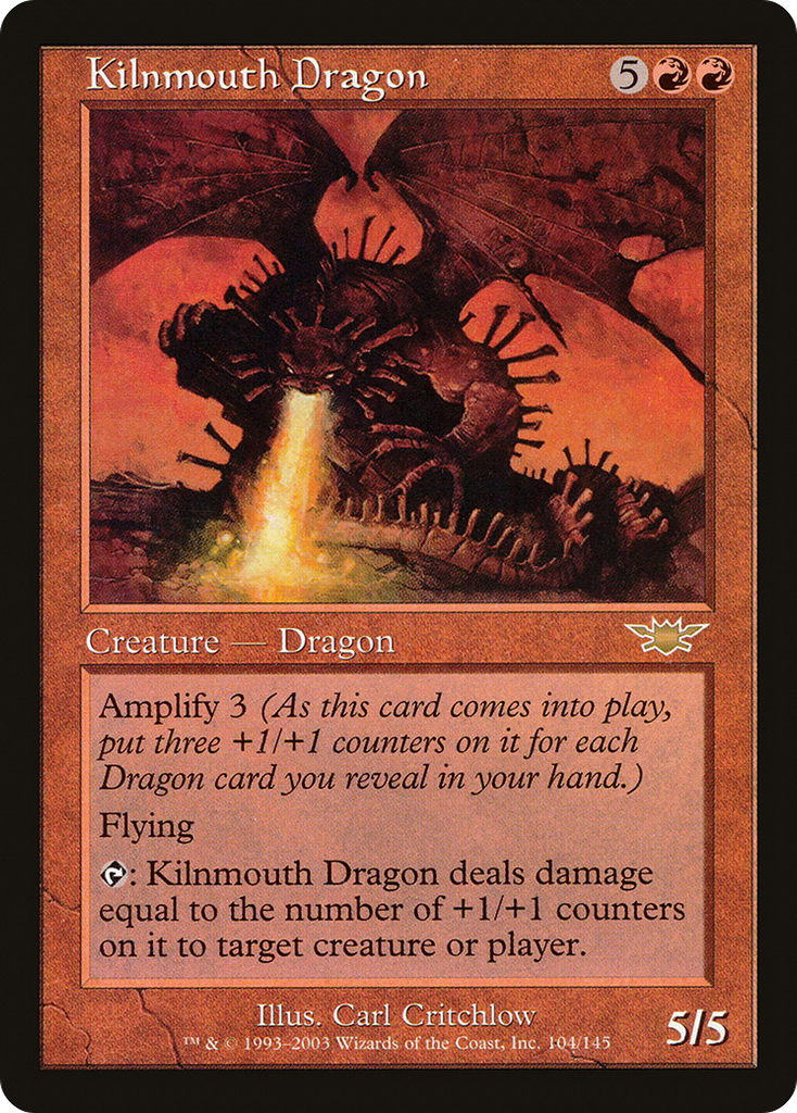 Magic: The Gathering - Kilnmouth Dragon - Legions