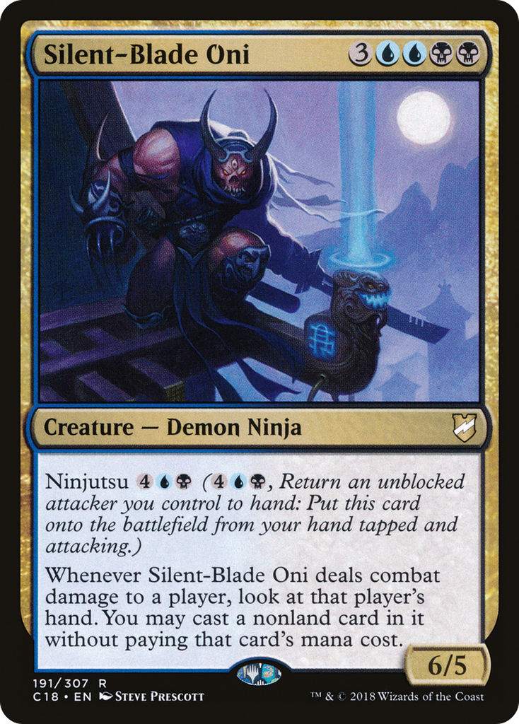 Magic: The Gathering - Silent-Blade Oni - Commander 2018