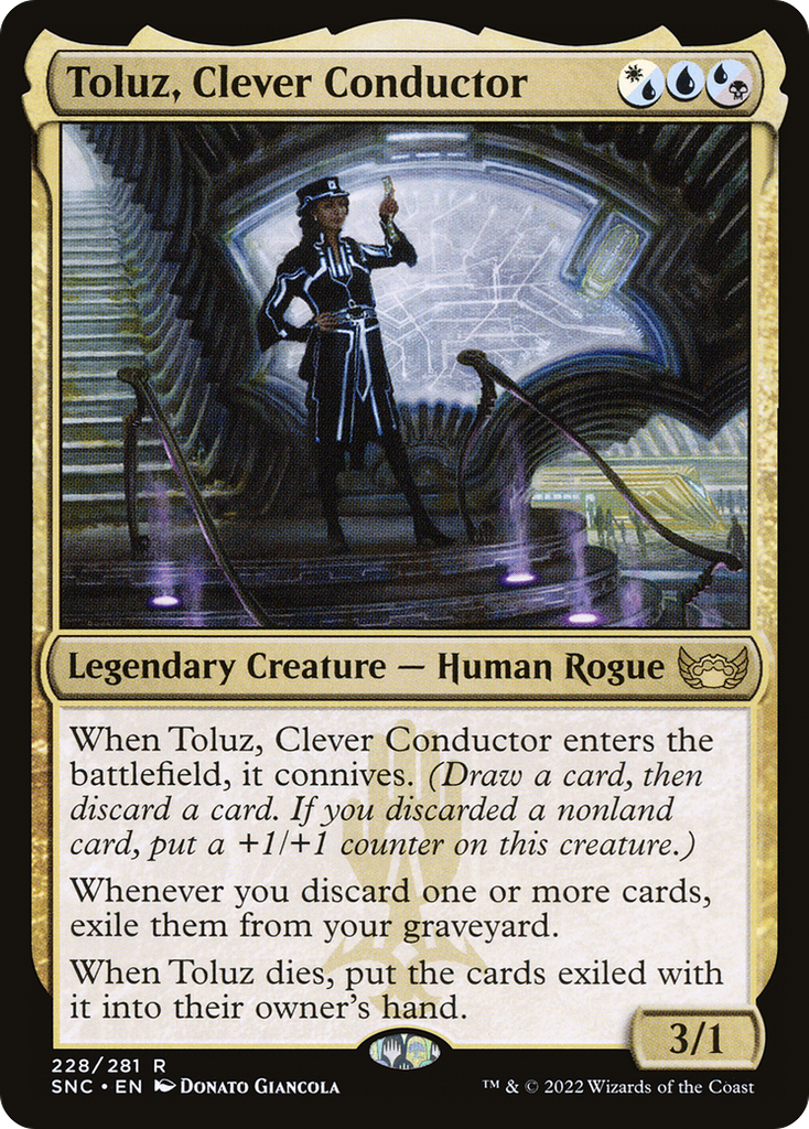 Magic: The Gathering - Toluz, Clever Conductor Foil - Streets of New Capenna