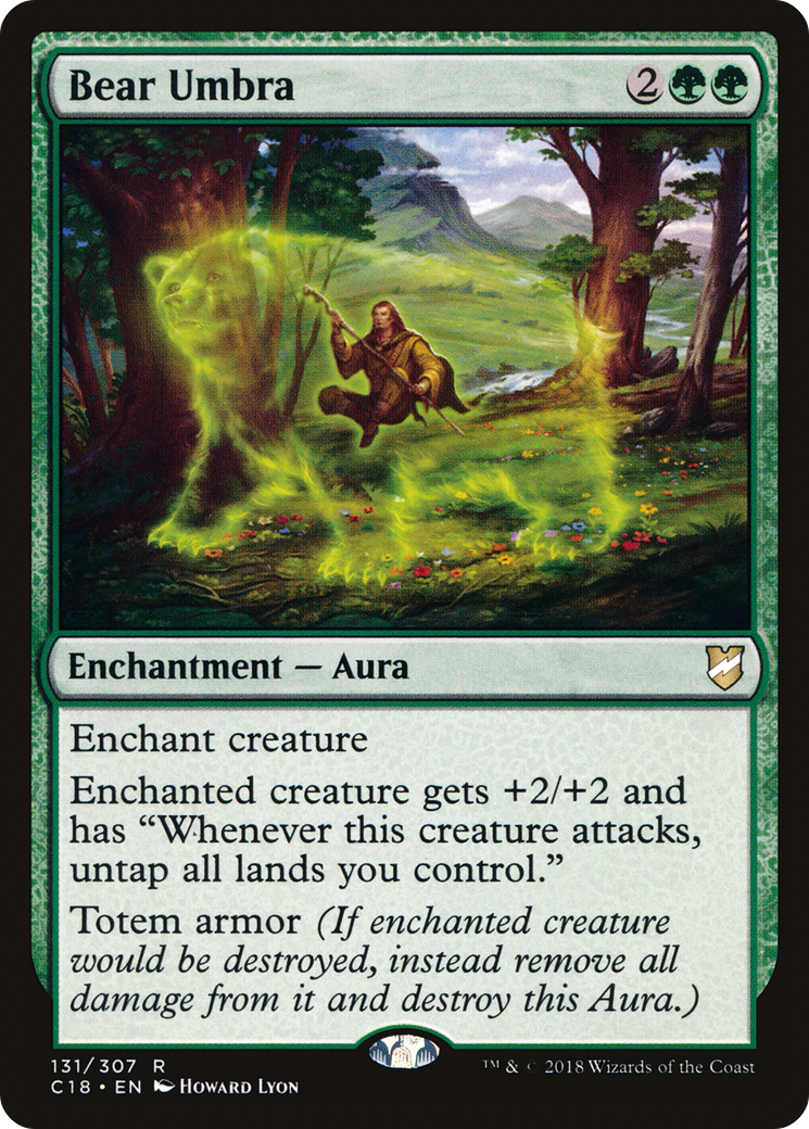 Magic: The Gathering - Bear Umbra - Commander 2018