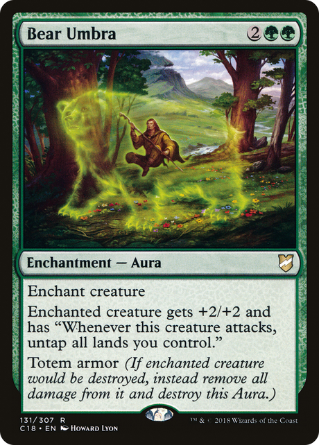 Magic: The Gathering - Bear Umbra - Commander 2018