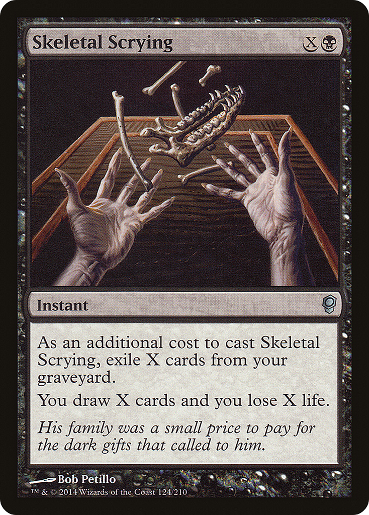 Magic: The Gathering - Skeletal Scrying - Conspiracy