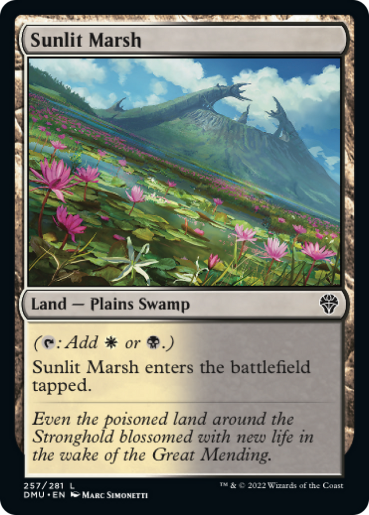 Magic: The Gathering - Sunlit Marsh - Dominaria United