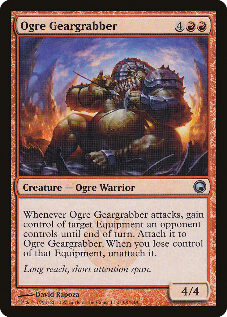 Magic: The Gathering - Ogre Geargrabber - Scars of Mirrodin