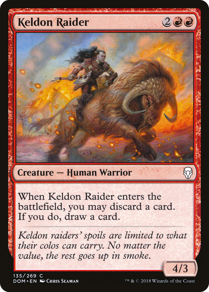 Magic: The Gathering - Keldon Raider - Dominaria
