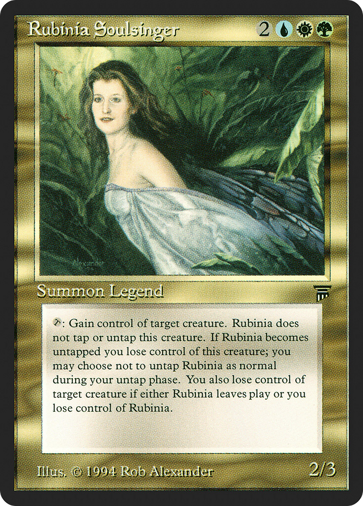 Magic: The Gathering - Rubinia Soulsinger - Legends