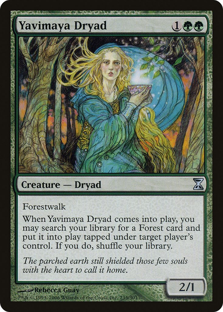 Magic: The Gathering - Yavimaya Dryad - Time Spiral