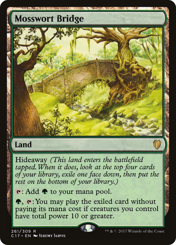 Magic: The Gathering - Mosswort Bridge - Commander 2017