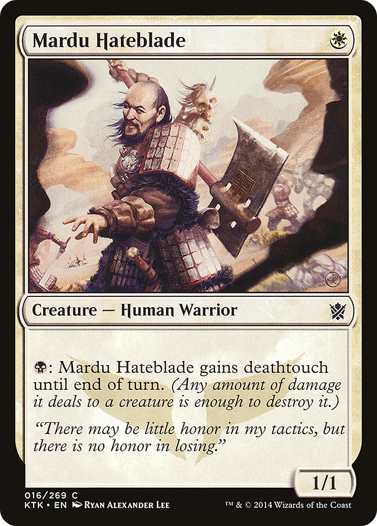Magic: The Gathering - Mardu Hateblade - Khans of Tarkir