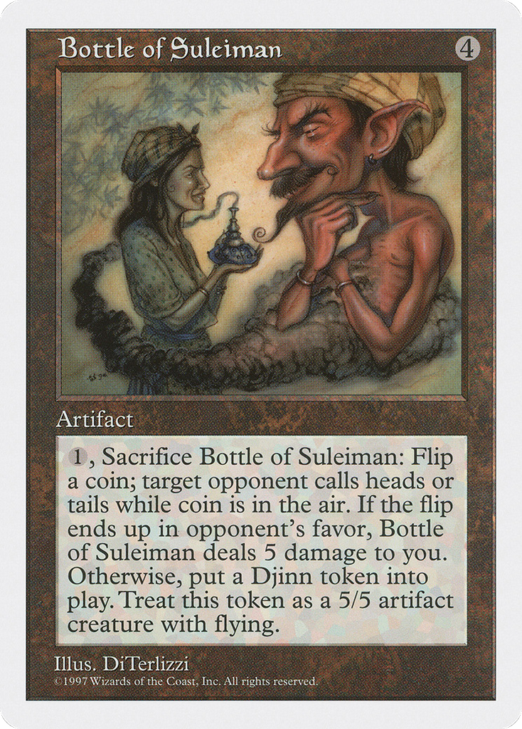 Magic: The Gathering - Bottle of Suleiman - Fifth Edition