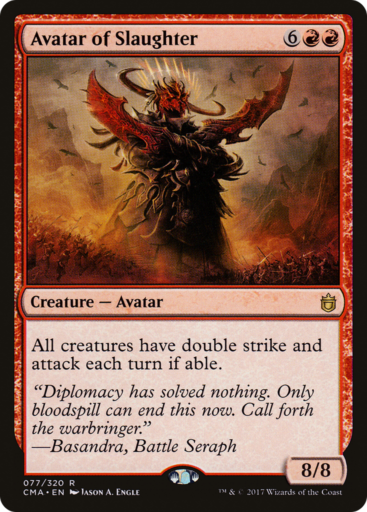 Magic: The Gathering - Avatar of Slaughter - Commander Anthology