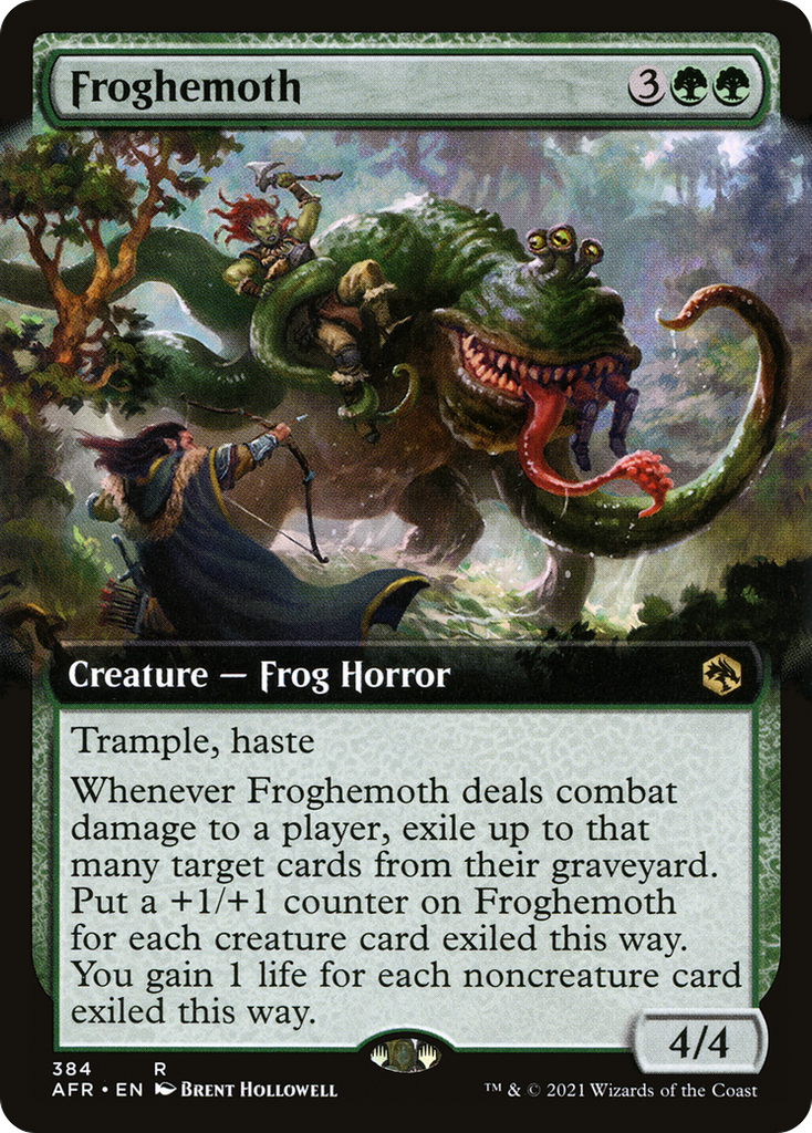 Magic: The Gathering - Froghemoth Foil - Adventures in the Forgotten Realms