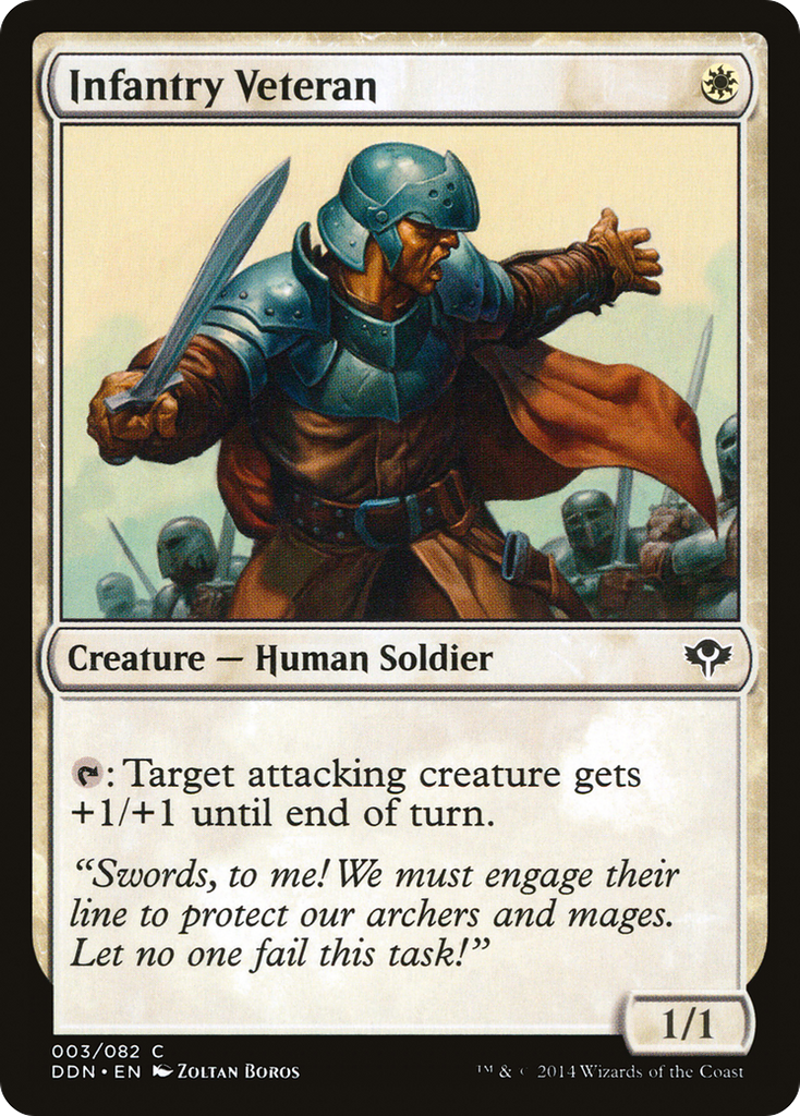 Magic: The Gathering - Infantry Veteran - Duel Decks: Speed vs. Cunning