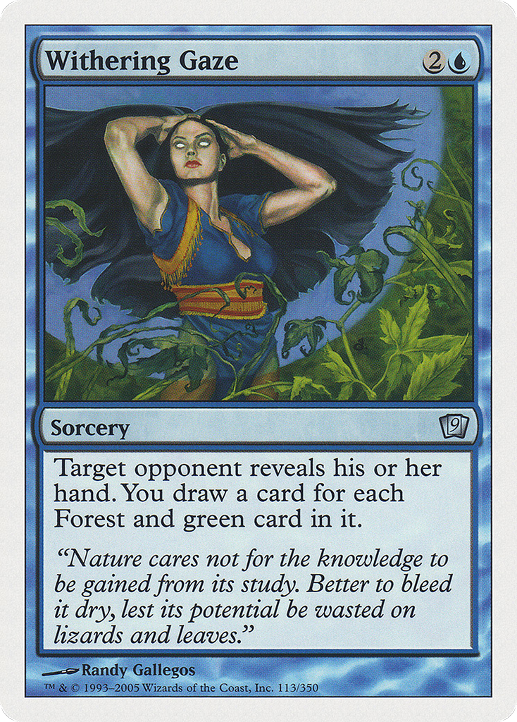 Magic: The Gathering - Withering Gaze - Ninth Edition