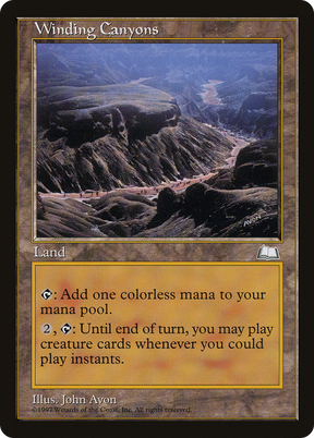 Magic: The Gathering - Winding Canyons - Weatherlight