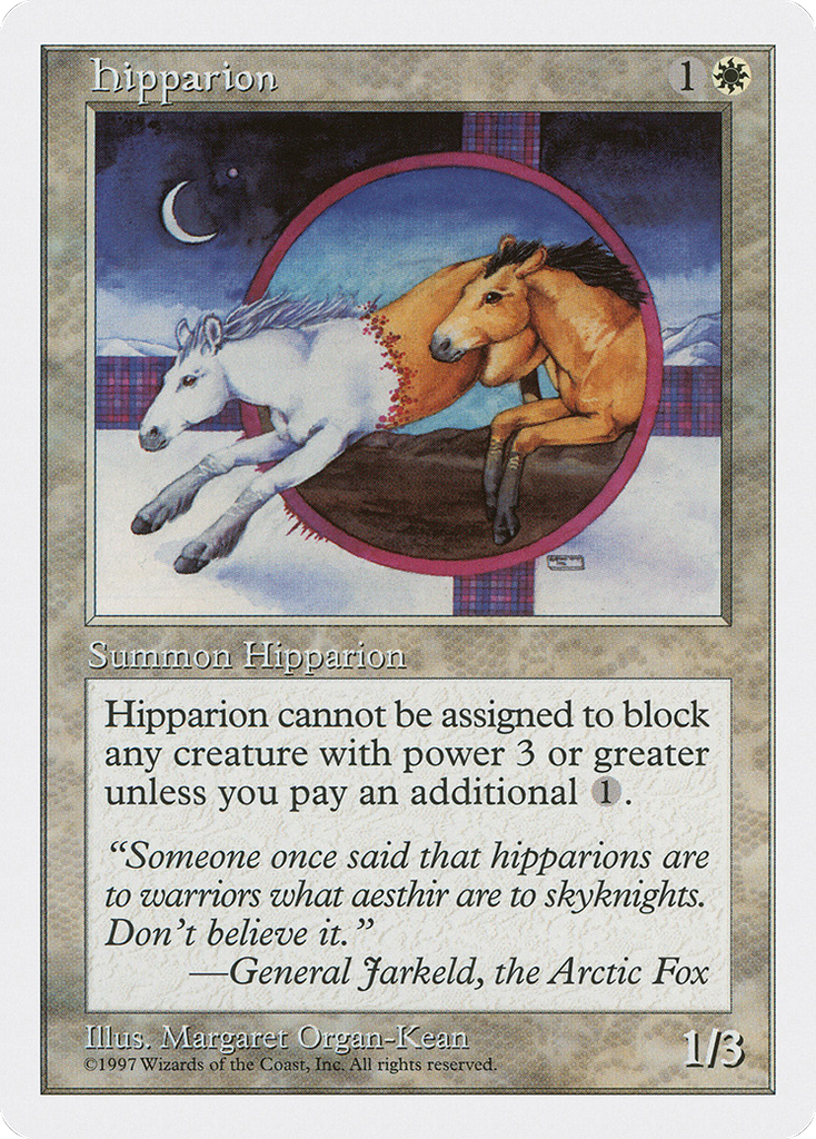 Magic: The Gathering - Hipparion - Fifth Edition