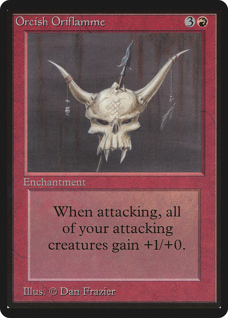 Magic: The Gathering - Orcish Oriflamme - Limited Edition Beta