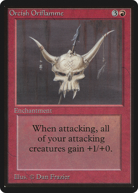 Magic: The Gathering - Orcish Oriflamme - Limited Edition Beta