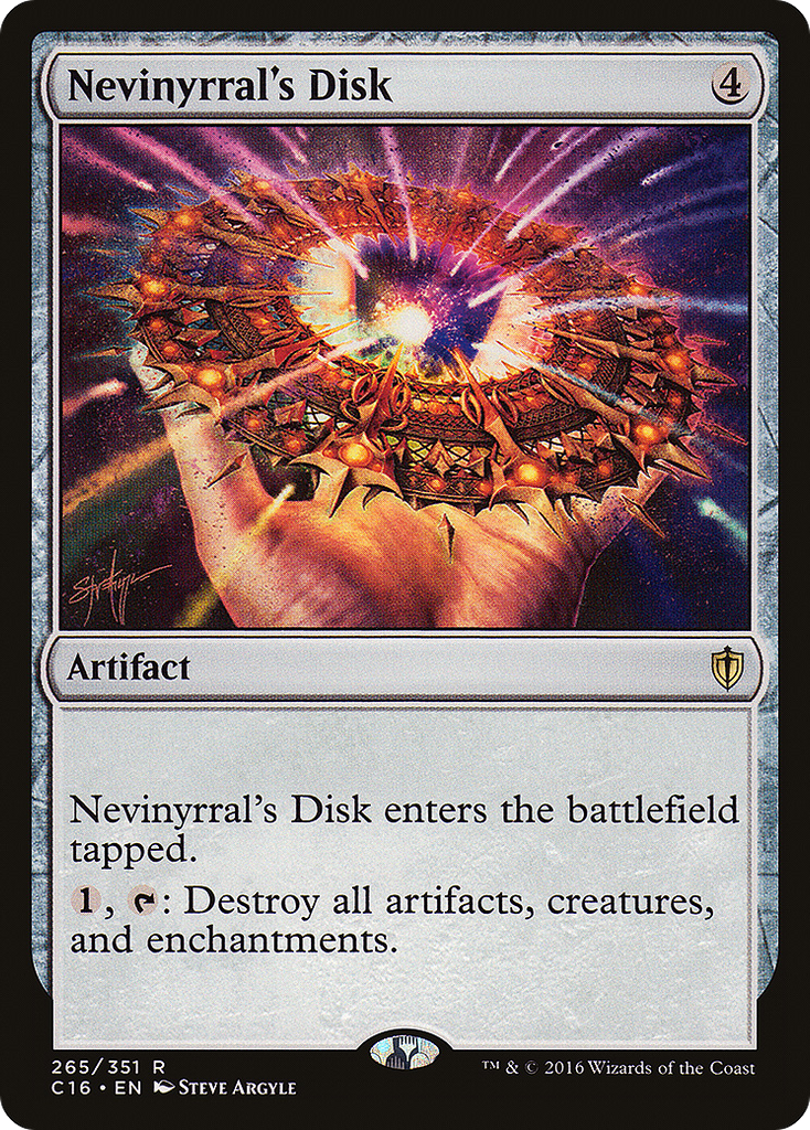 Magic: The Gathering - Nevinyrral's Disk - Commander 2016