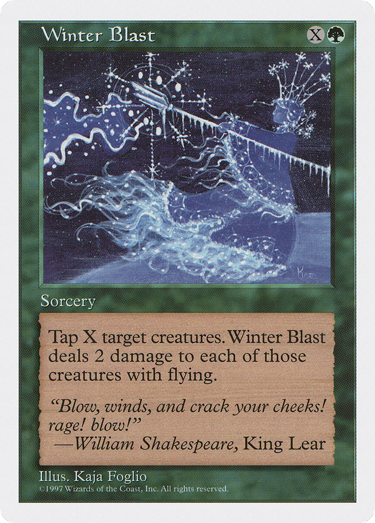 Magic: The Gathering - Winter Blast - Fifth Edition