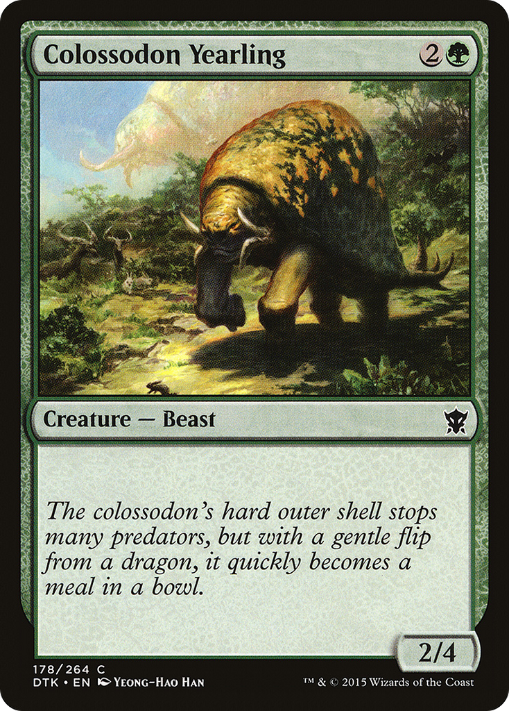 Magic: The Gathering - Colossodon Yearling - Dragons of Tarkir