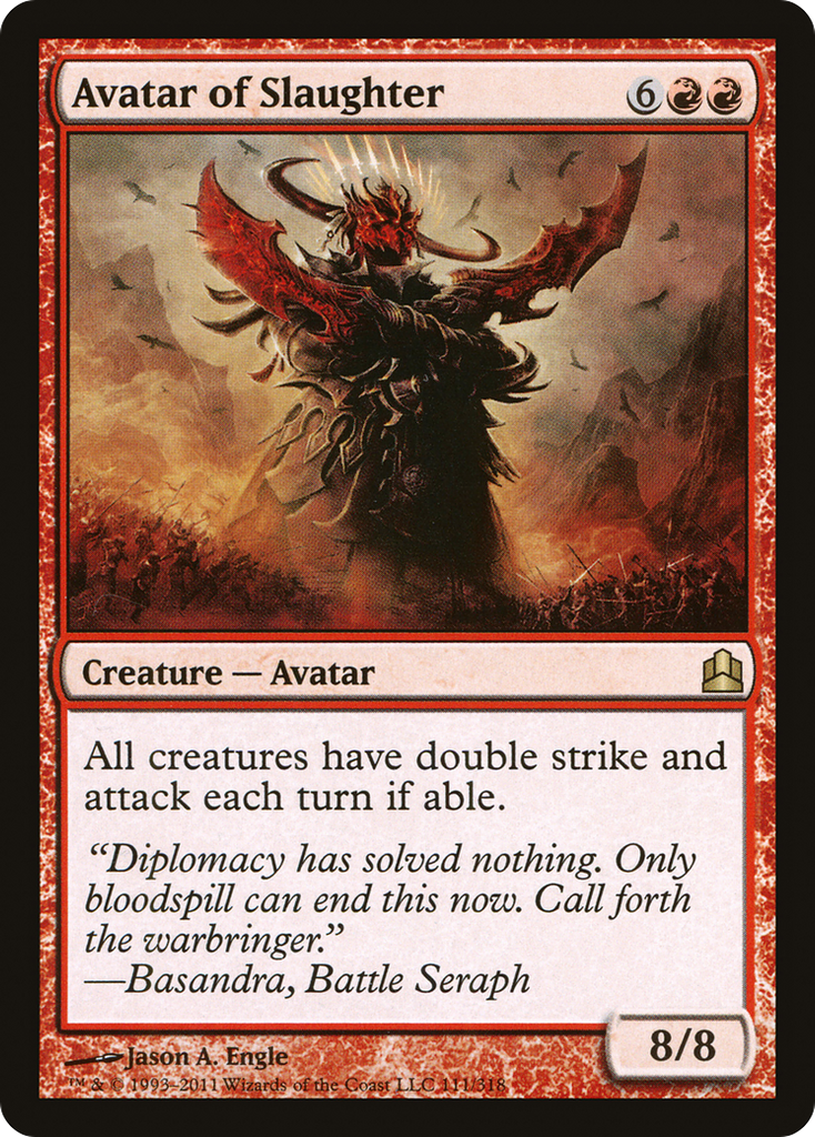 Magic: The Gathering - Avatar of Slaughter - Commander 2011