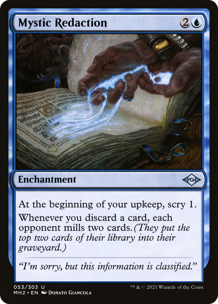 Magic: The Gathering - Mystic Redaction - Modern Horizons 2