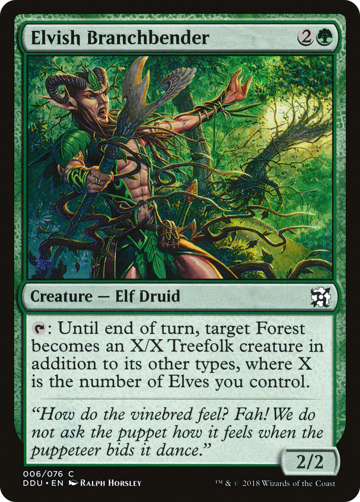 Magic: The Gathering - Elvish Branchbender - Duel Decks: Elves vs. Inventors