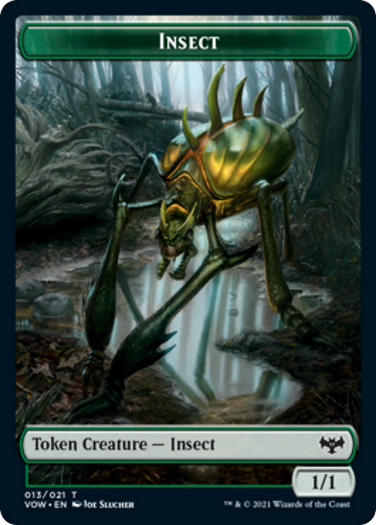 Magic: The Gathering - Insect Token - Innistrad: Crimson Vow Tokens
