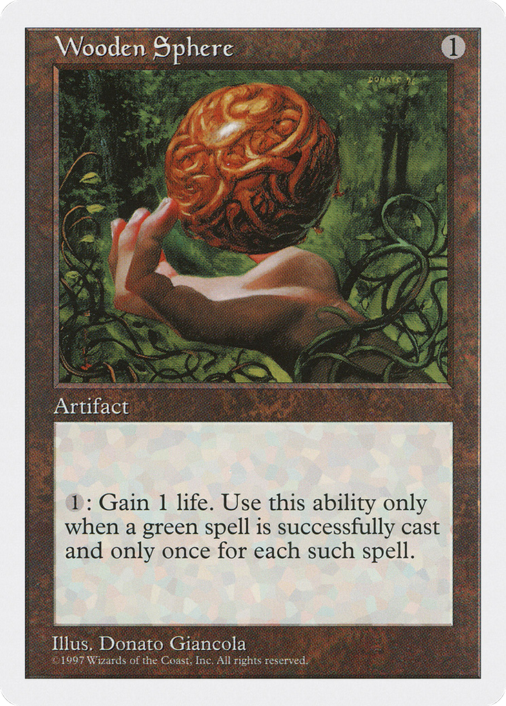 Magic: The Gathering - Wooden Sphere - Fifth Edition